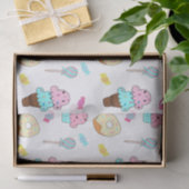 Avryl Fleurs Niedlicher Eis-Creme-Cupcake-Donut Seidenpapier (Geschenk)