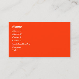 AVSAR Custom Business Cards Visitenkarte