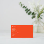 AVSAR Custom Business Cards Visitenkarte (Stehend Vorderseite)