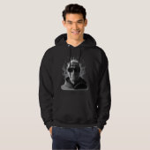 AVSTYLE Dark Flame Masked Streetwear Design - Bold Hoodie (Vorne ganz)