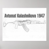 Avtomat Kalashnikova 1947 Poster (Vorne)