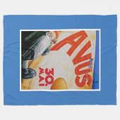Avus Automobile Racing Poster Fleecedecke (Vorderseite (Horizontal))