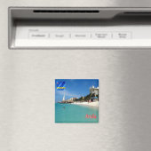 AW008 ARUBA, Palm Beach, Panorama, Kühlschrank Magnet (In Situ (Geschirrspüler))