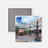AW010 ORANJESTAD, Aruba, Amerika, Kühlschrank Magnet (Vorderseite/Rückseite)