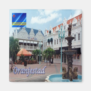 AW010 ORANJESTAD, Aruba, Amerika, Kühlschrank Magnet