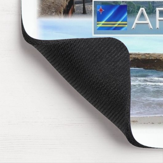 AW Aruba - Oranjestad - Leuchtturm - Mousepad (Ecke)