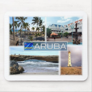 AW Aruba - Oranjestad - Leuchtturm - Mousepad