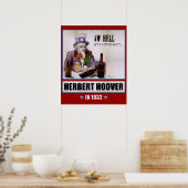 'Aw Hell, Let's, Re-Elect Herbert Hoover' Poster (Küche)