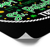 Aw It's A Saint Partrick Cruise Trip Family Reunio Poster (Ecke)