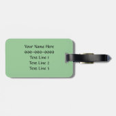 AW, lustiger Dackel-Gepäck-Umbau Gepäckanhänger (Rückseite horizontal)