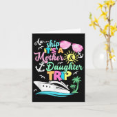 Aw schickt seine Mutter und Amp; Tochter Trip Fami Karte (Gelbe Blume)