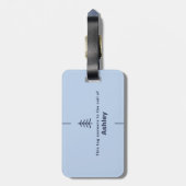 Aw Ship Custom Birthday Cruise Group Matching Gepäckanhänger (Rückseite vertikal)