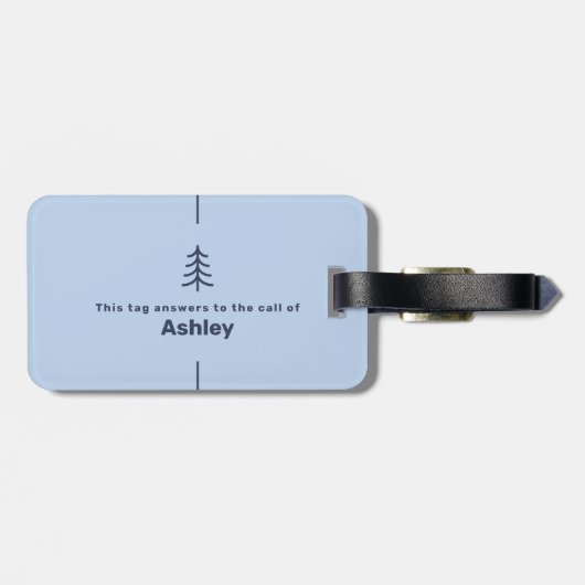 Aw Ship Custom Birthday Cruise Group Matching Gepäckanhänger (Rückseite horizontal)