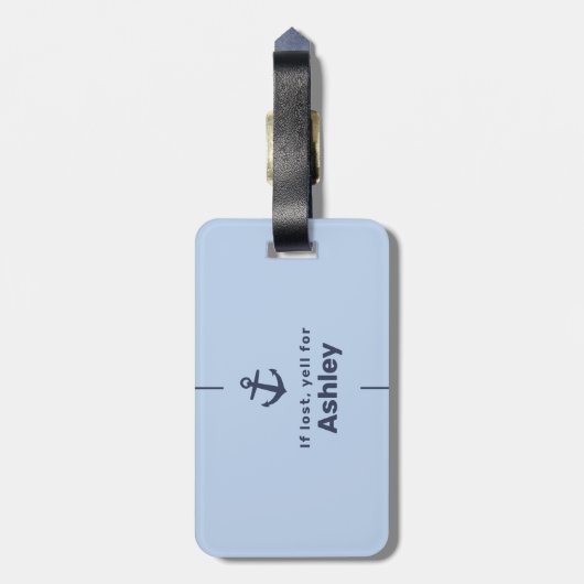 Aw Ship Custom Family Cruise Group Matching L Gepäckanhänger (Rückseite vertikal)