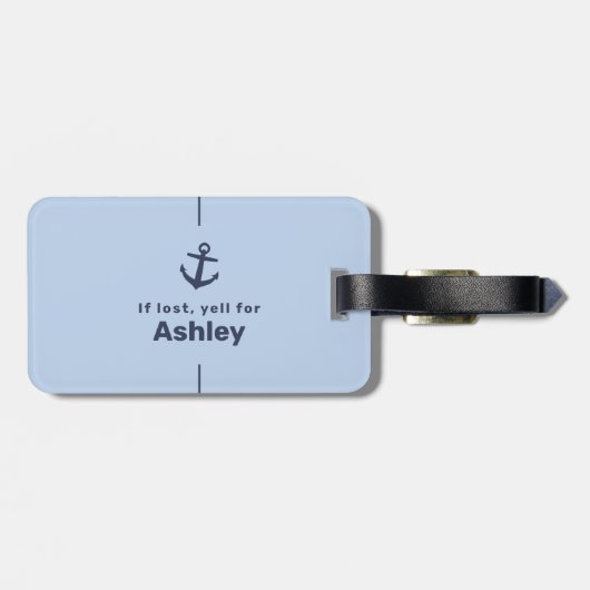 Aw Ship Custom Family Cruise Group Matching L Gepäckanhänger (Rückseite horizontal)