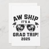 Aw Ship Es ist eine Grand Trip 2025 Sommerreise Ma Einladung (Vorne/Hinten)