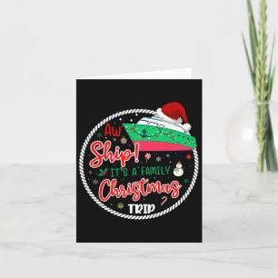 Aw Ship Es ist eine Weihnachtsreise, die Fami pass Karte