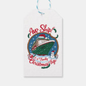 Aw Ship Es ist eine Weihnachtsreise für die Famili Geschenkanhänger (Rückseite)