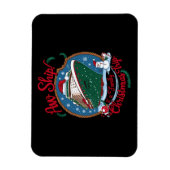 Aw Ship Es ist eine Weihnachtsreise für die Famili Magnet (Vertikal)