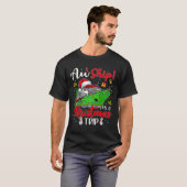 Aw Ship Es ist eine Weihnachtsreise Niedliche Kreu T-Shirt (Vorne ganz)
