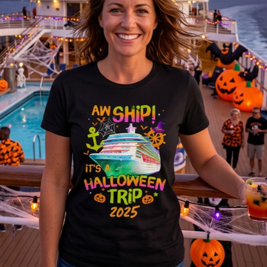 Aw Ship Halloween Cruise T-Shirt