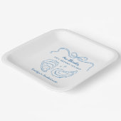 Aw Shuck Oyster Coastal Junggeselinnen-Abschied Pappteller (Gewinkelt)