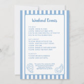 Aw Shucks Sie ist ein Bride-Bachelorette-Wochenend Einladung (Rückseite)