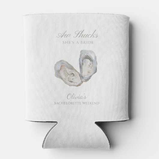 Aw Shucks sie ist eine Brautbachelorette Dosenkühler (Rückseite)