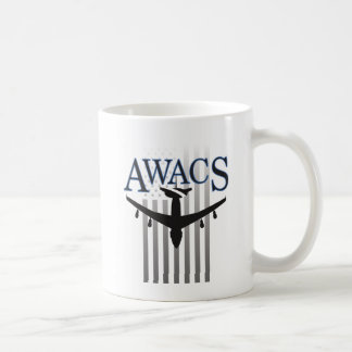 Awacs-Wache und US-Flagge Kaffeetasse