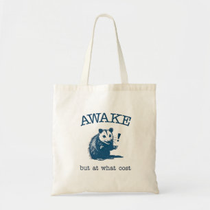 Awake, aber an welcher Küste Opposum Possum Retro Tragetasche