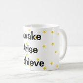 Awake Arise Achieve Kaffeetasse (VorderseiteRechts)