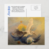 Awake, Botschaft von Kotuku Postkarte (Vorne/Hinten)