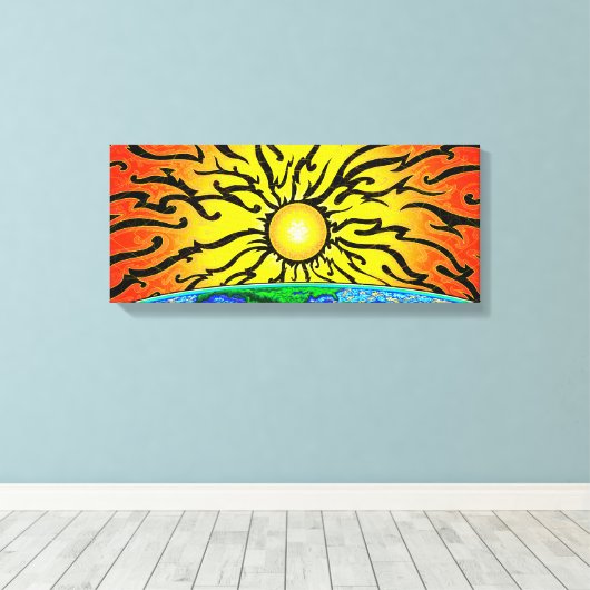 Awake - Canvas Print Leinwanddruck (Insitu (Holzboden))