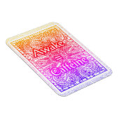 Awake=Coffein - Positives Zitat Magnet (Rechte Seite)