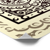 Awake=Coffein - Positives Zitat Poster (Ecke)