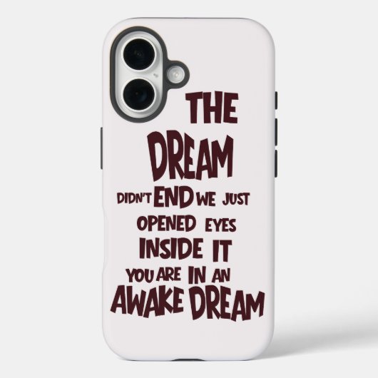 Awake Dream phone case  (Rückseite)