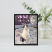 Awake Layla Postcard Postkarte (Stehend Vorderseite)