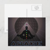 AWAKE-LOGO POSTKARTE (Vorne/Hinten)