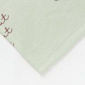 Awake Orange Cat Fleecedecke (Ecke)