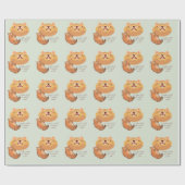 Awake Orange Cat Geschenkpapier (Flach)