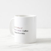 awakefromNib Kaffeetasse (Vorderseite Links)