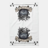 Awaken Your Power Cauldron Geschirrtuch (Vertikal)