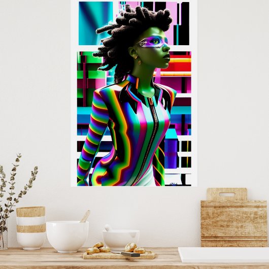 Awakened Hero Poster (Küche)