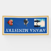 Awana Club Ministry Blue Kid's Fotos Church Banner (Horizontal)