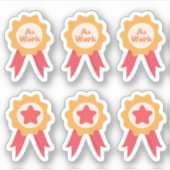 Award A Plus Star Student Achieroom Aufkleber (Vorderseite)