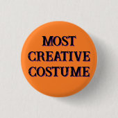Award-Button "Most Creative Costume" Button (Vorderseite)