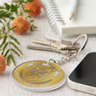 Award Gewinner Gold Silber Award Personalisierter  Schlüsselanhänger