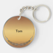 Award Gewinner Gold Silber Award Personalisierter Schlüsselanhänger (Rückseite)