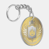 Award Gewinner Gold Silber Award Personalisierter Schlüsselanhänger (Vorderseite links)