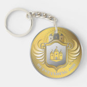 Award Gewinner Gold Silber Award Personalisierter Schlüsselanhänger (Vorderseite)